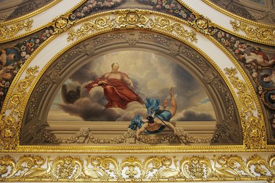 Jupiter stuurt Mercurius op een missie, Elizabeth Saloon door Matthew Cotes Wyatt